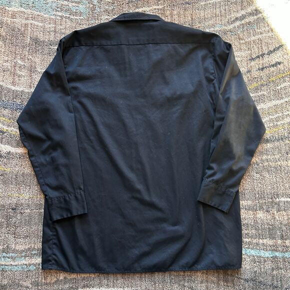 Men's Dickies Colorado Buffaloes CU Buffs Black Long Sleeve Work Shirt Sz Large - Picture 3 of 5
